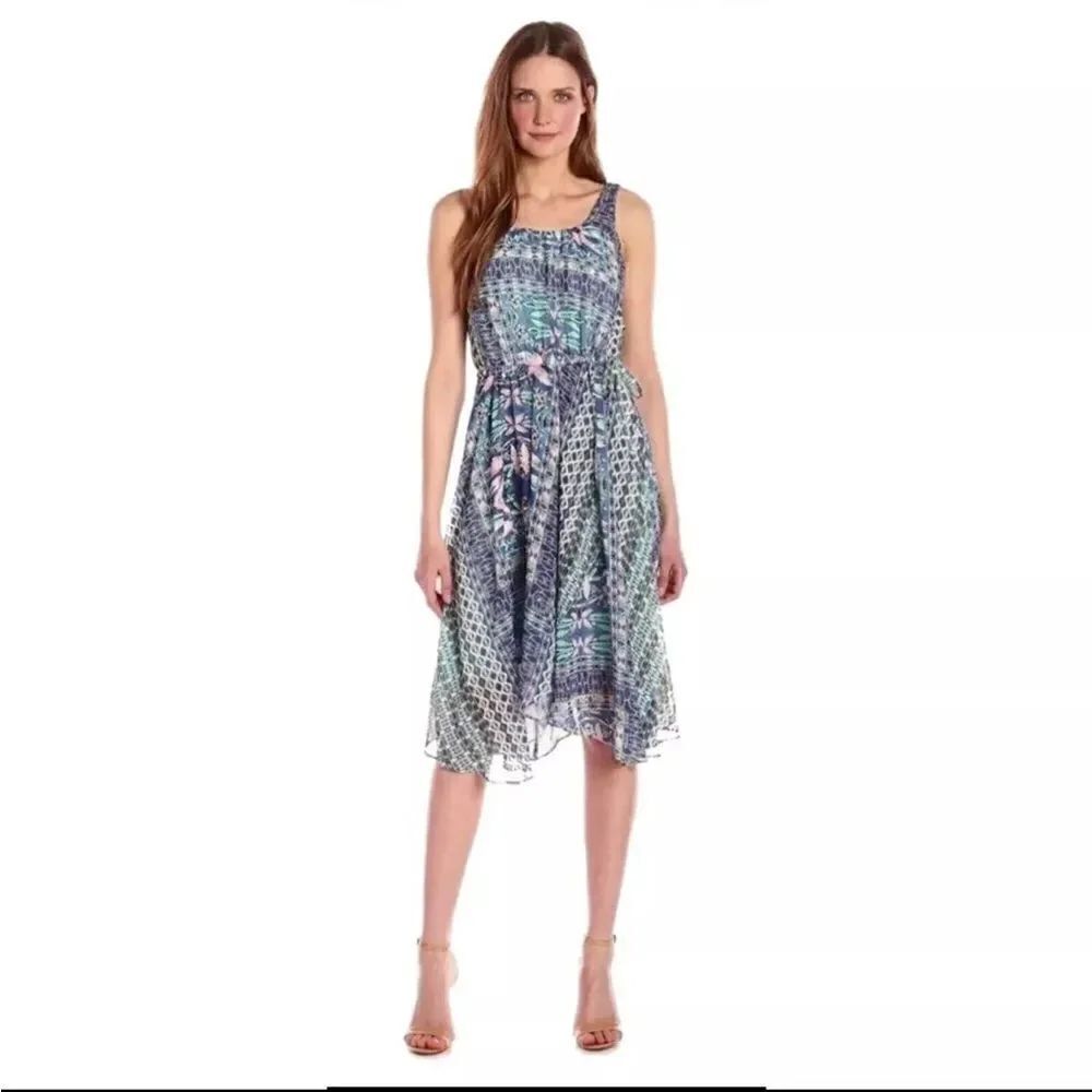 Nanette Lenore Wrap Dress With Tie Back Neck